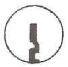Key removal position of lock